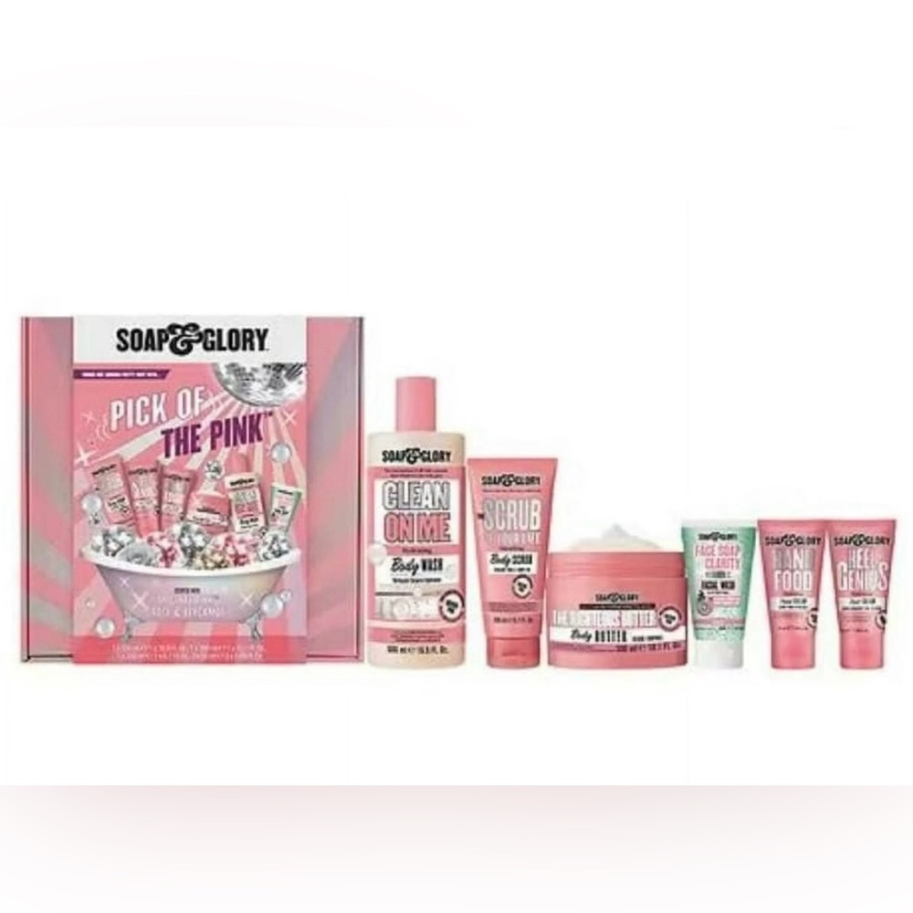 BNIB!Soap & Glory Pick of the Pink Gift Set Original Pink,Rose & Bergamot 😻💖🫧🎁🛍️ - Picture 15 of 15